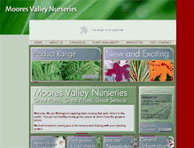 Tablet Screenshot of mooresvalleynurseries.co.nz